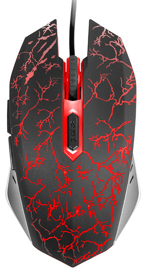 Mysz przewodowa TRACER Battle Heroes GHOST Light Edition Czarno-biały