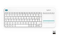 Klawiatura bezprzewodowa LOGITECH Wireless Touch Keyboard K400 Plus Biały 920-007146