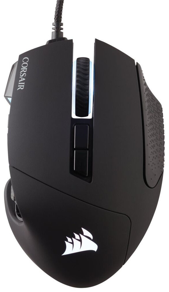 Mysz przewodowa CORSAIR Scimitar PRO RGB Czarno-srebrny EU