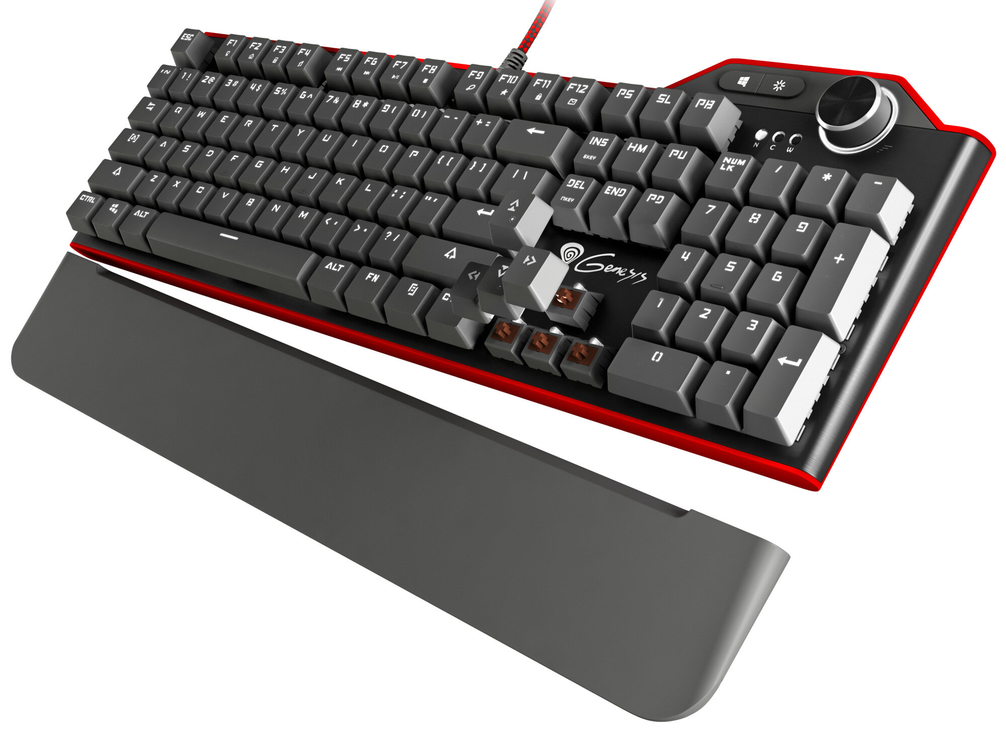 Klawiatura przewodowa GENESIS RX85 Kailh Red