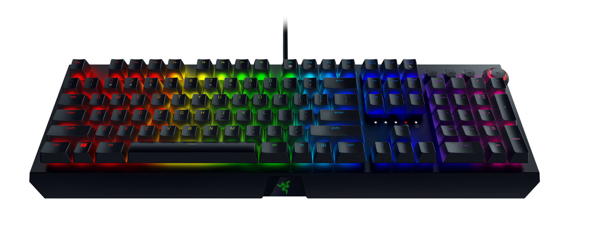 Klawiatura przewodowa RAZER BlackWidow Elite Zielone przełączniki