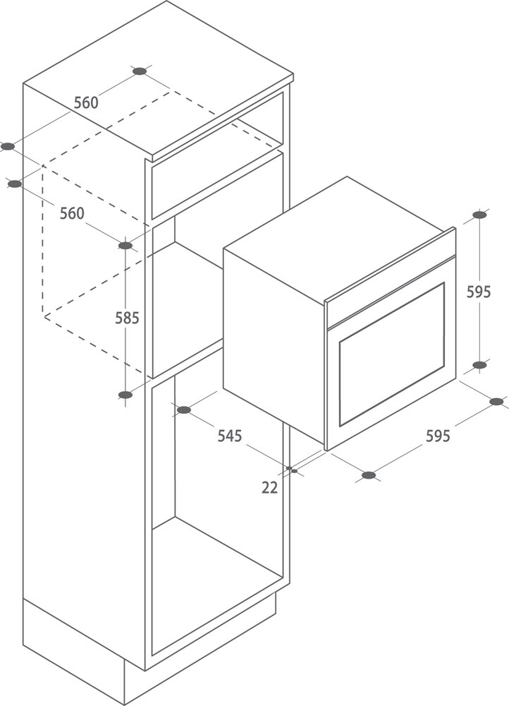 Piekarnik CANDY FLG202/1W