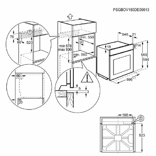 Piekarnik ELECTROLUX EOF5C70X SurroundCook