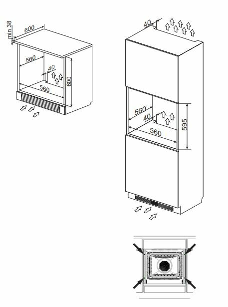 Piekarnik AMICA ED37618X X-TYPE OPENUP