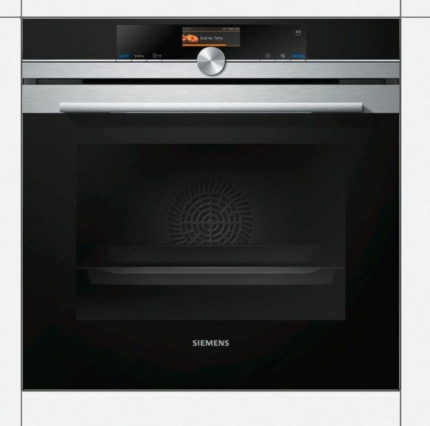 Piekarnik z wyświetlaczem cyfrowym. Drzwi są zamknięte.