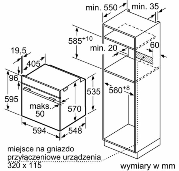 Piekarnik BOSCH HBA554EB0