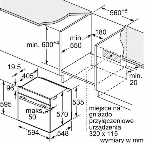 Piekarnik BOSCH HBA554EB0