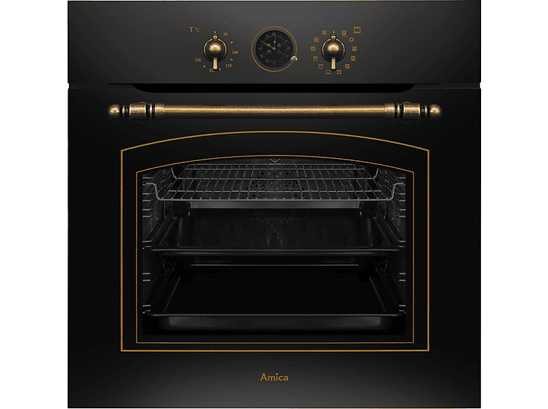 Piekarnik AMICA ED17319B Retro Elektryczny Antracyt A