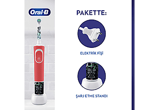 ORAL B Vitality D100 Star Wars Özel Seri Şarj Edilebilir Çocuk Diş Fırçası_1