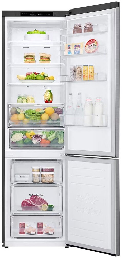 Lodówka LG GBP52PZNCN1 203cm Platynowo-srebrny Total No Frost Multi Air Flow