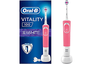 ORAL B Vitality D100 3D White Şarj Edilebilir Diş Fırçası Pembe