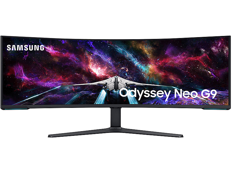 SAMSUNG Odyssey Neo G9 Monitor Gaming, 57 ", UHD 8K, 7680 x 2160 Pixel, tempo di risposta 1 ms, refresh rate 240 Hz
