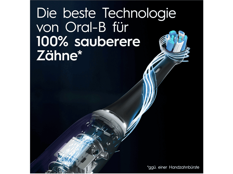 Oral-B iO Series 10 mit Reiseetui Elektrische Zahnbürste Cosmic Black — Foto 3 von 5