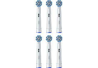 ORAL B EB60 Pro Sensitive Clean 6'lı Yedek Diş Fırçası Başlığı Beyaz_0