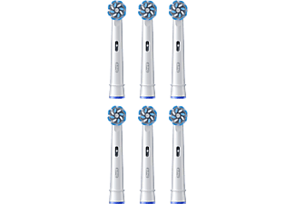 ORAL B EB60 Pro Sensitive Clean 6'lı Yedek Diş Fırçası Başlığı Beyaz
