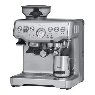 SAGE SES875BSS2EEU1A the Barista Express Espressomaschine Silber