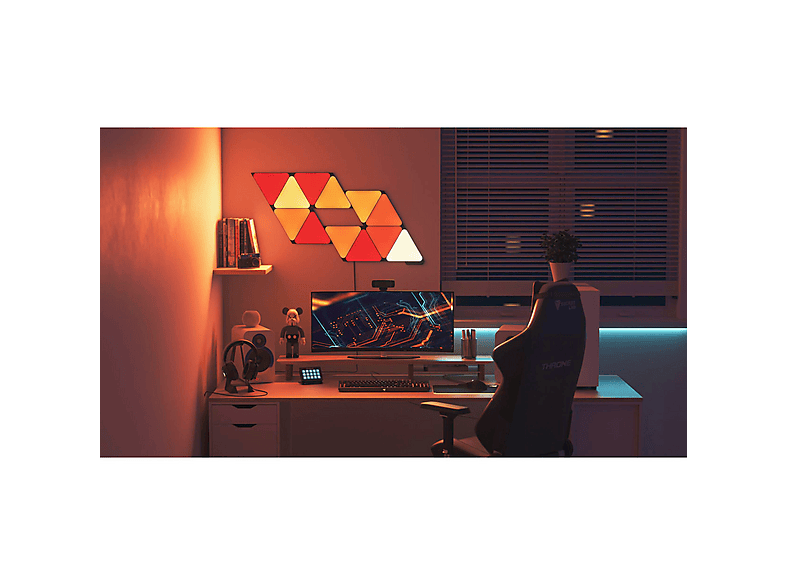 Nanoleaf Shapes Triangles Ultra Black Edition Erweiterungspack; Smart Lighting — Foto 2 von 5
