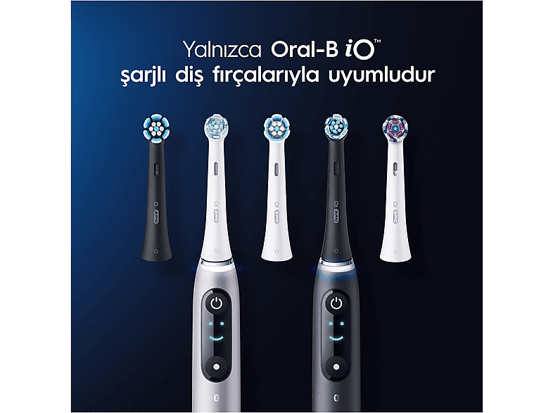 ORAL B iO Ultimate Clean Diş Fırçası Yedek Başlık 6'lı Siyah_2