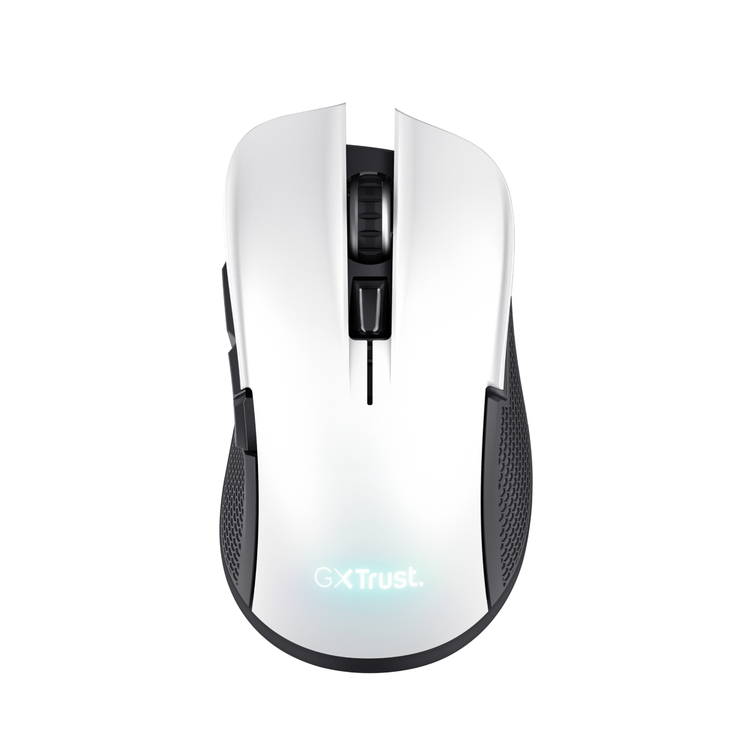 Trust Gxt 923w Ybar - Draadloze Gamingmuis Rgb-verlichting Oplaadbaar 7200 Dpi Wit