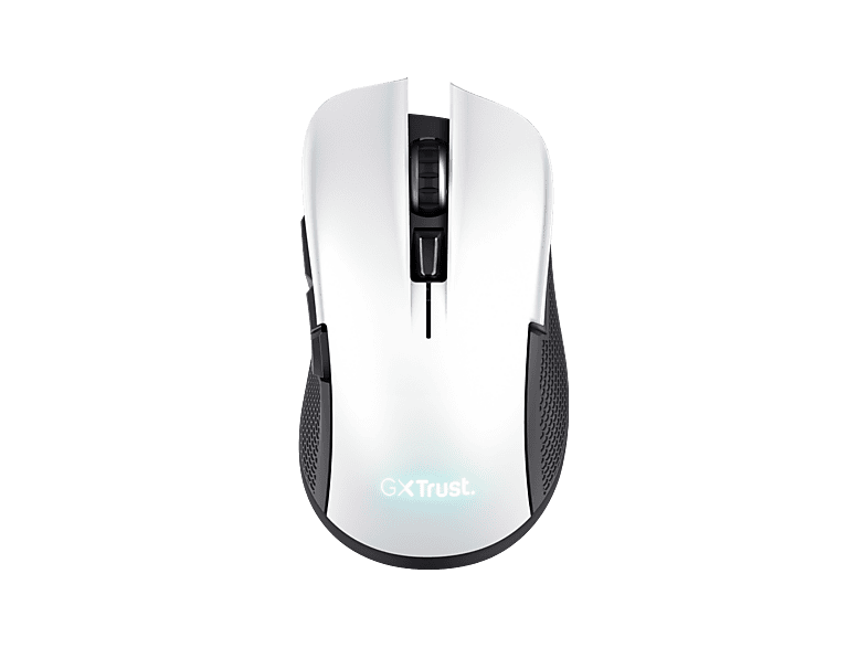 Trust Gxt 923w Ybar - Draadloze Gamingmuis Rgb-verlichting Oplaadbaar 7200 Dpi Wit