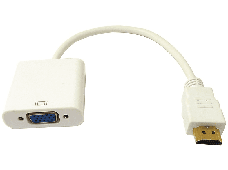 Zdjęcia - Kabel EMMERSON Adapter  V 714 HDMI - VGA  Biały (wtyk gniazdo)