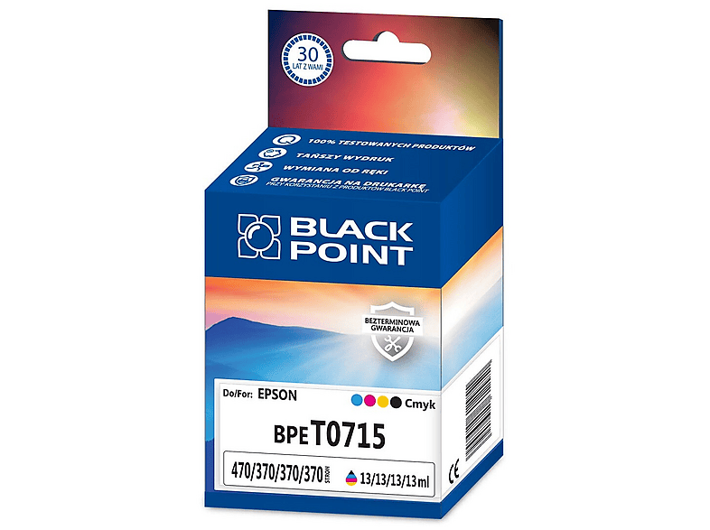 Tusz BLACK POINT BPET0715 Multipack Zamiennik Epson T0715