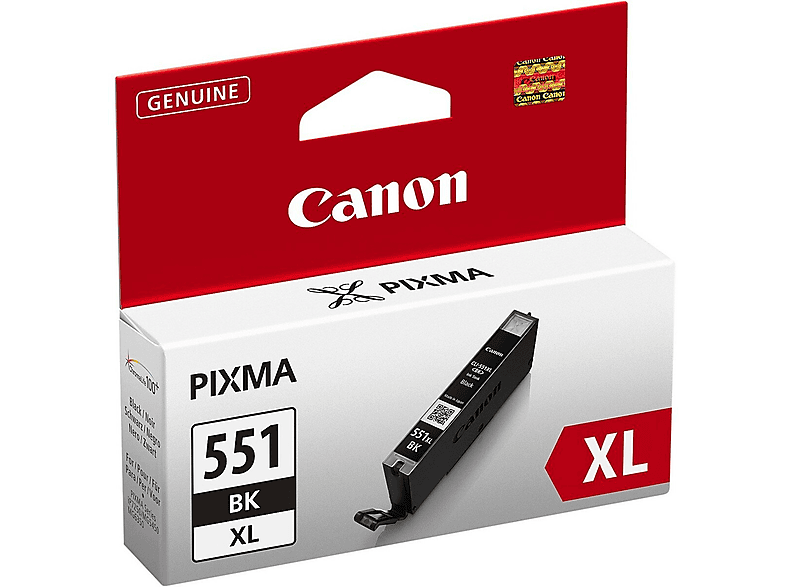Tusz CANON CLI-551 XL Czarny 11 ml 6443B001 – zdjęcie 2