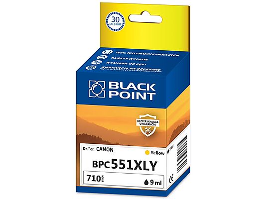 Tusz BLACK POINT BPC551XLY Zamiennik Canon CLI-551YXL