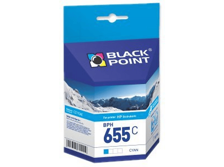 Tusz BLACK POINT BPH655C Zamiennik HP CZ110AE