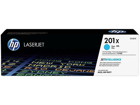 Toner HP LaserJet 201X Cyjan CF401X