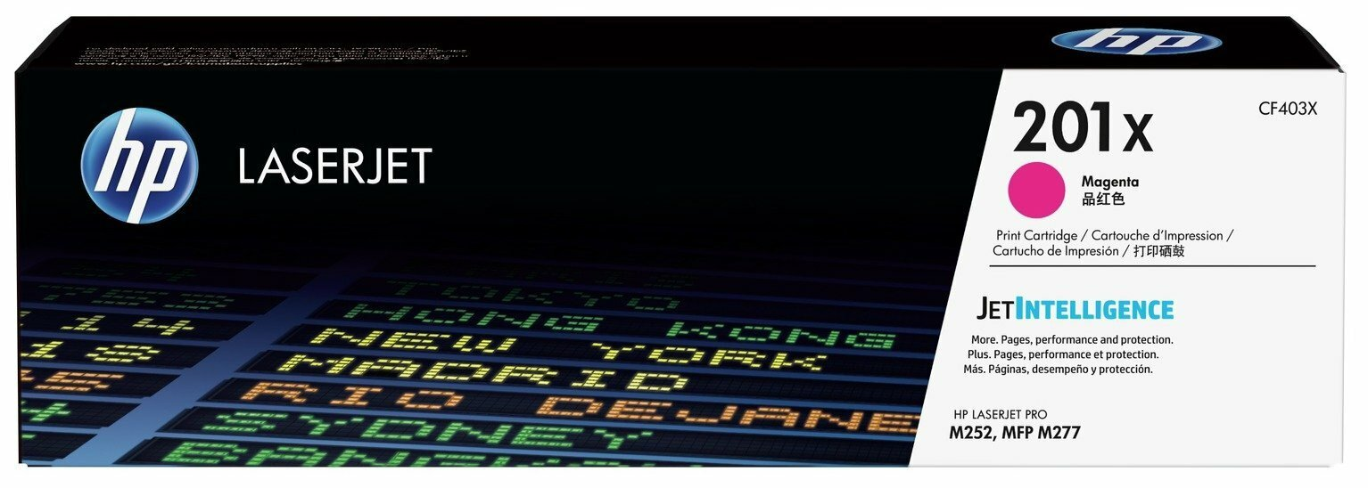 Toner HP 201X Magenta