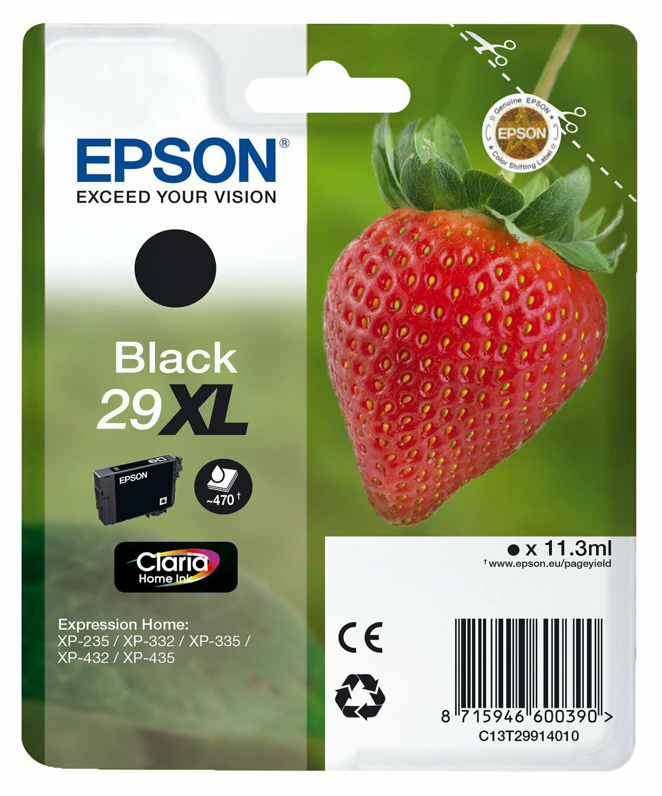 Wkład atramentowy EPSON 29XL Czarny