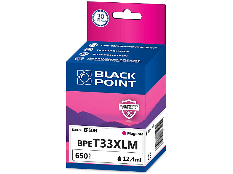 Zdjęcia - Tusze i tonery Black Point Wkład atramentowy  BPET33XLM Zamiennik Epson 33XL ( 