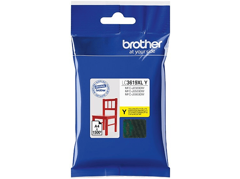 Tusz Brother LC3619Y Żółty – zdjęcie 3