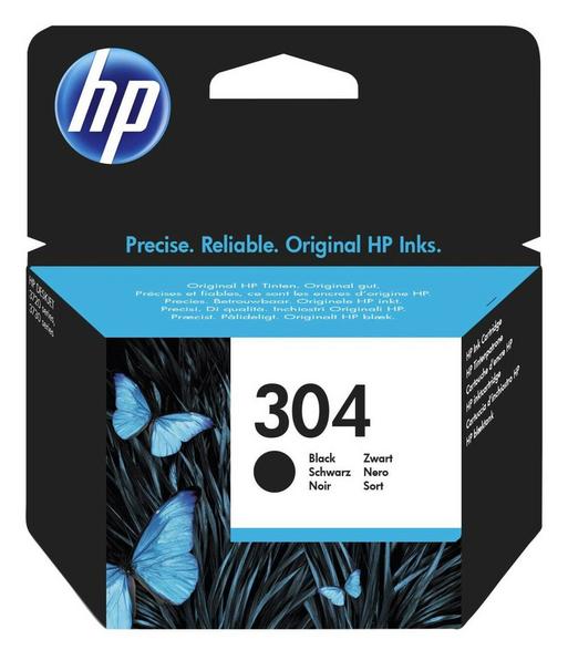 HP 304 svart (Instant Ink) — Bläckpatron N9K06AE
