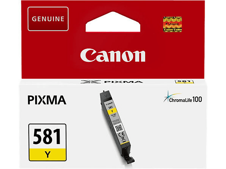 Tusz CANON CLI-581Y Żółty