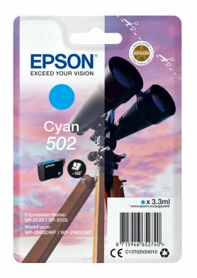 Wkład atramentowy EPSON 502 Cyjan