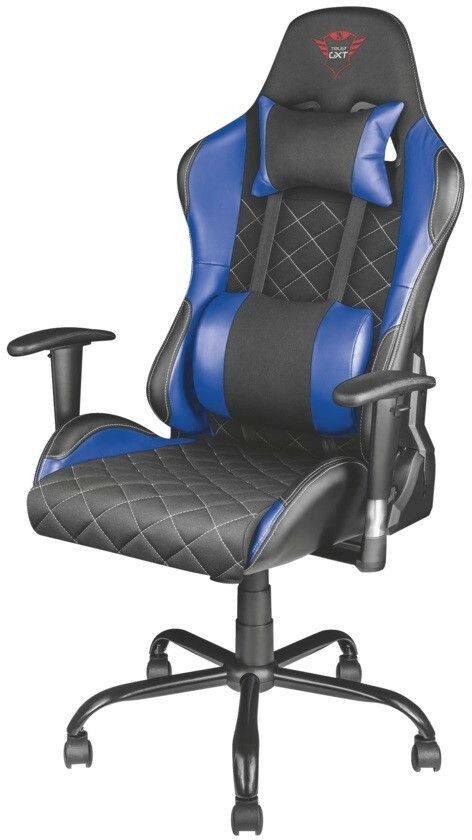 Fotel dla gracza TRUST Resto Gaming Chair GXT 707R Czarno-niebieski