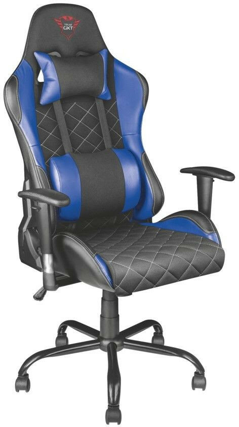 Fotel dla gracza TRUST Resto Gaming Chair GXT 707R Czarno-niebieski