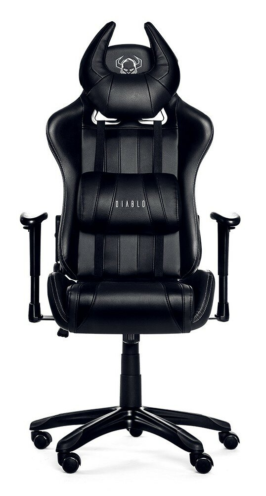 Fotel dla gracza DIABLO CHAIRS X-ONE Horn Czarno-Czarny