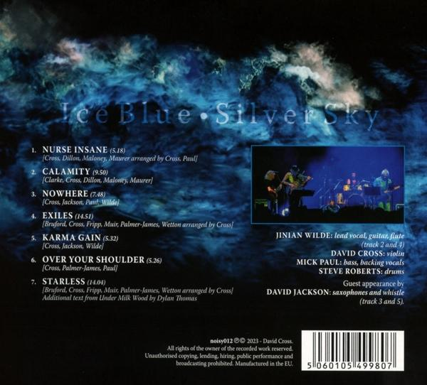 Albumcover, blauer und weißer Himmel.
