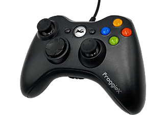 FROGGIEX Xbox 360 / PC vezetékes kontroller, fekete