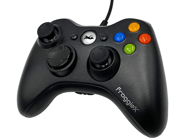 FROGGIEX Xbox 360 / PC vezetékes kontroller, fekete