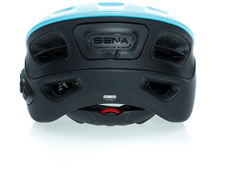 SENA SMART CYCLING HELMET R1 (Fahrradhelm, 50-55 cm, Ice Blue)