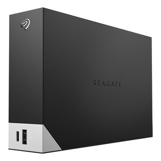 SEAGATE One Touch - Desktop-Festplatte mit Hub (HDD, 14 TB, Schwarz)