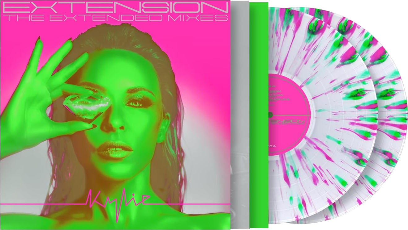 Kylie Minogue - Extension The Extended Mixes (Limited Neon Green & Pink Splatter Vinyl) (Vinyl LP (nagylemez))