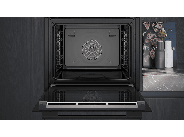 SIEMENS HS736G3B1, Einbaubackofen (Einbaugerät, 71 l, 594 mm breit), iQ700, Dampfgarfunktion