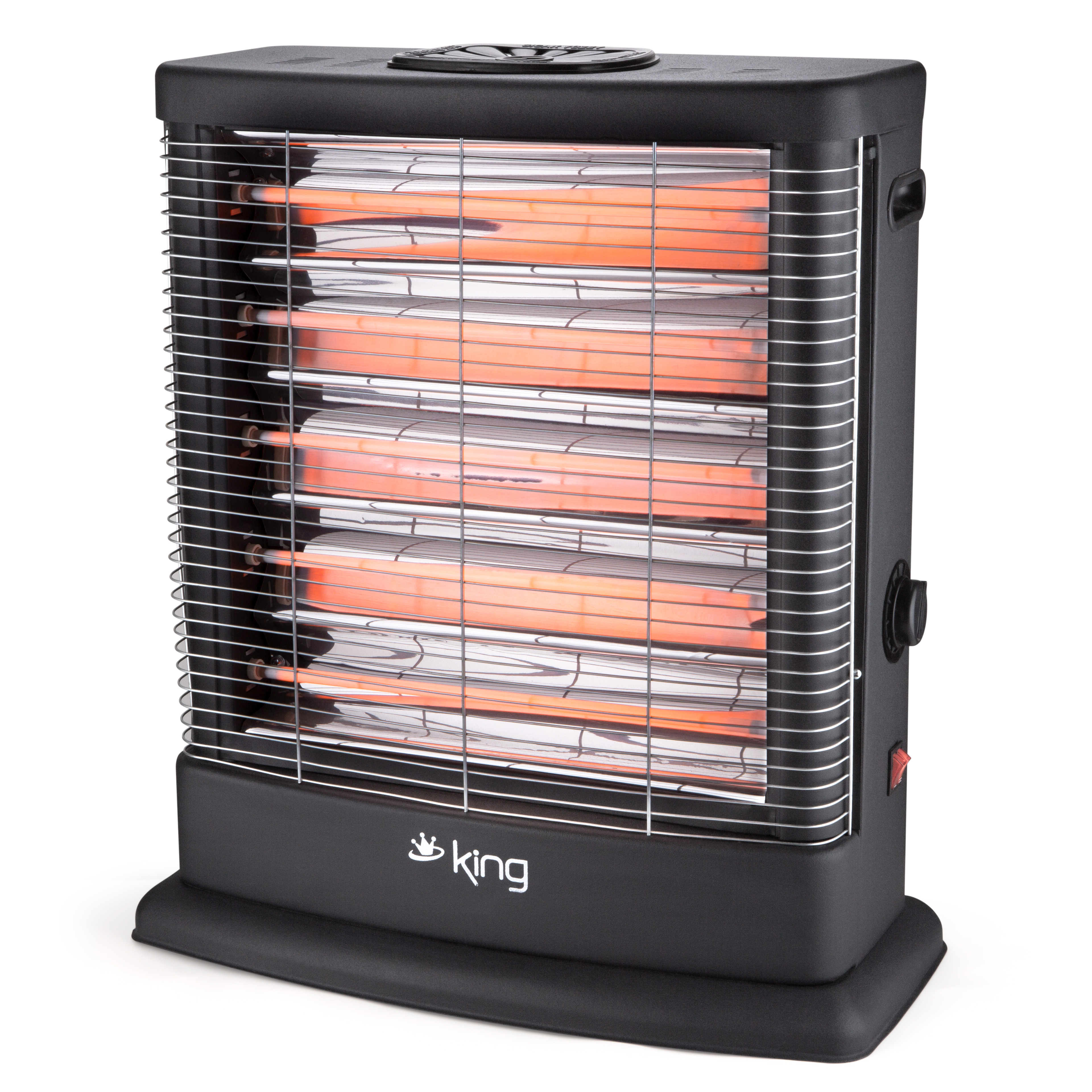 KING KI6276 Boyler Maxi Quartz Isıtıcı Siyah
