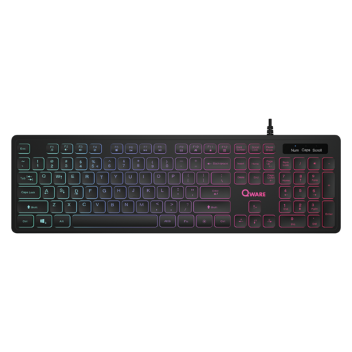 Qware Kingston Wired Keyboard Black