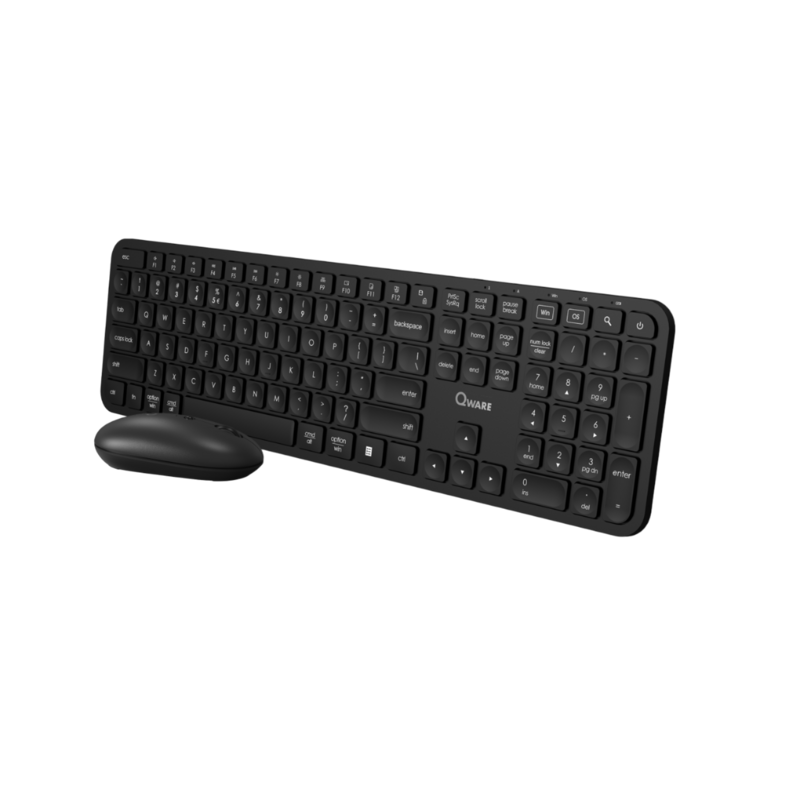 Qware Eastbourne Wireless Keyboard and Mouse Set